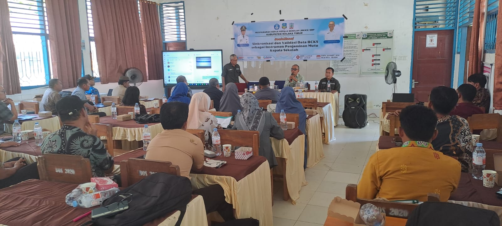 Read more about the article Perkuat Penjaminan Mutu, MKKS SMP Kolaka Timur Gelar Sosialisasi Sinkronisasi dan Validasi Data BCKS
